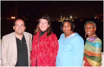 Oscar Felix, Colorado State University; Courtney Stryker, Zayed University;  Karla Fraser, American University of Afghanistan, Gwen Dungy, NASPA