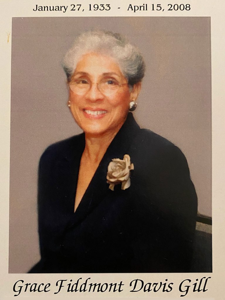 Grace Fiddmont Davis Gill
January 27, 1933-April 15, 2008